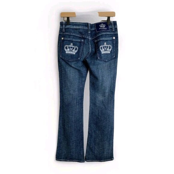 Victoria Beckham Blue Boot Cut Jeans - Picture 1 of 11